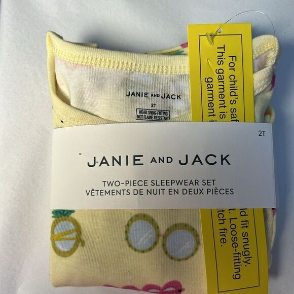 Janie and Jack 100049408 Good Night Short Pajama in Sunglass Stars size 2T NWT - Picture 6 of 9